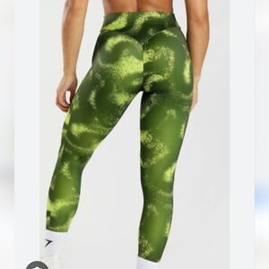 Gymshark GS Power Moss Olive Leggings Size M